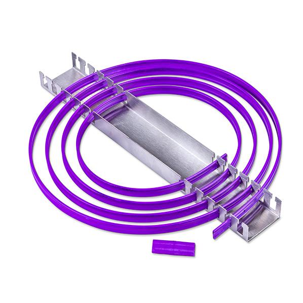 Cream Color Wire Racking Hoop Wire Dye Rack - Color Your Wire Fast & Easy - HoopWire.com